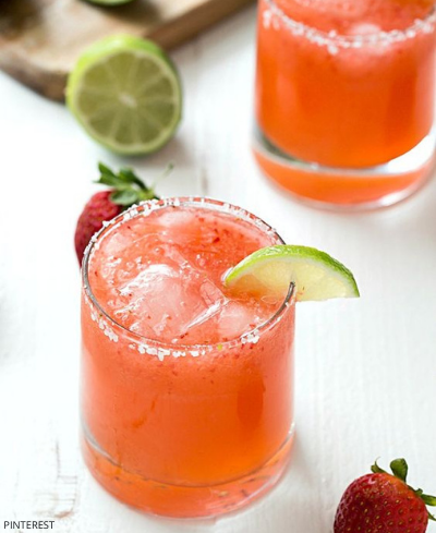 Strawberry Limeade cocktail 
