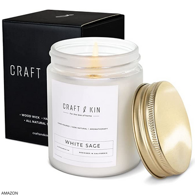 Craft & Kin White Sage Scented Candle