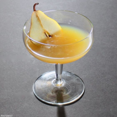 Pear sour cocktail 