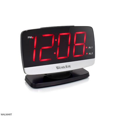 Westclox Tilt & Swivel Alarm Clock