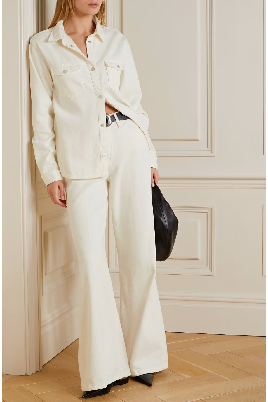 palazzo trousers and top