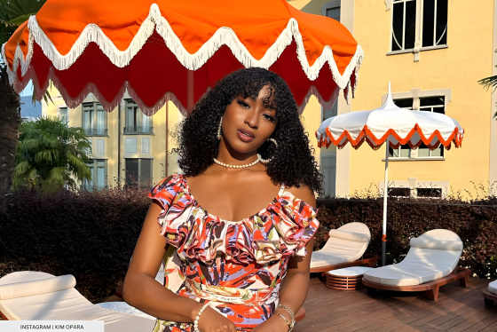 Kim Oprah Is Glamour Personified In This Alluring Crochet Outfit