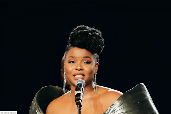 Yemi Alade's Outfit For The Trace Awards is Dramatically Stunning