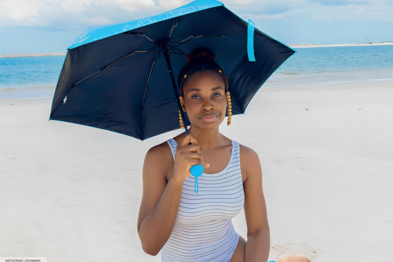 Uzoamaka’s Pastel Colored Bikini Is Fabulous