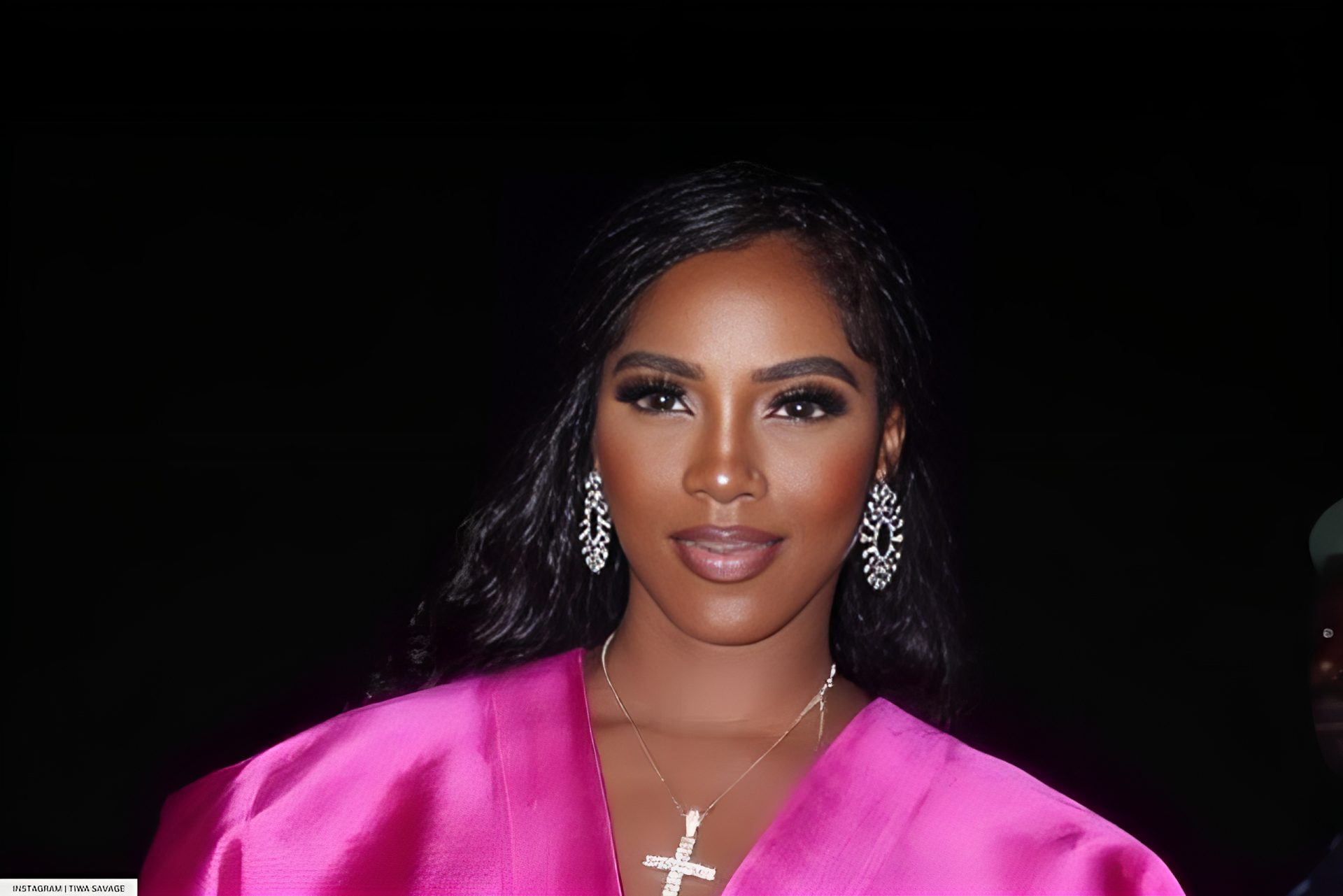 Tiwa Savage Is Pretty In Pink After A Long Break