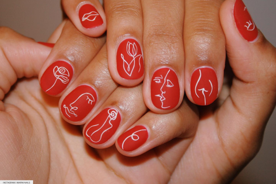 Best Red Christmas Nails