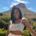 Kim Oprah Stuns In Silver As She Showcases South Africa