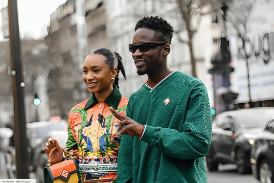 Temi Otedola Wears Casablanca, A Colourful Masterpiece
