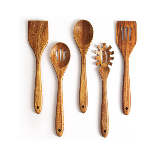 Acacia Wooden Spoons for Cooking