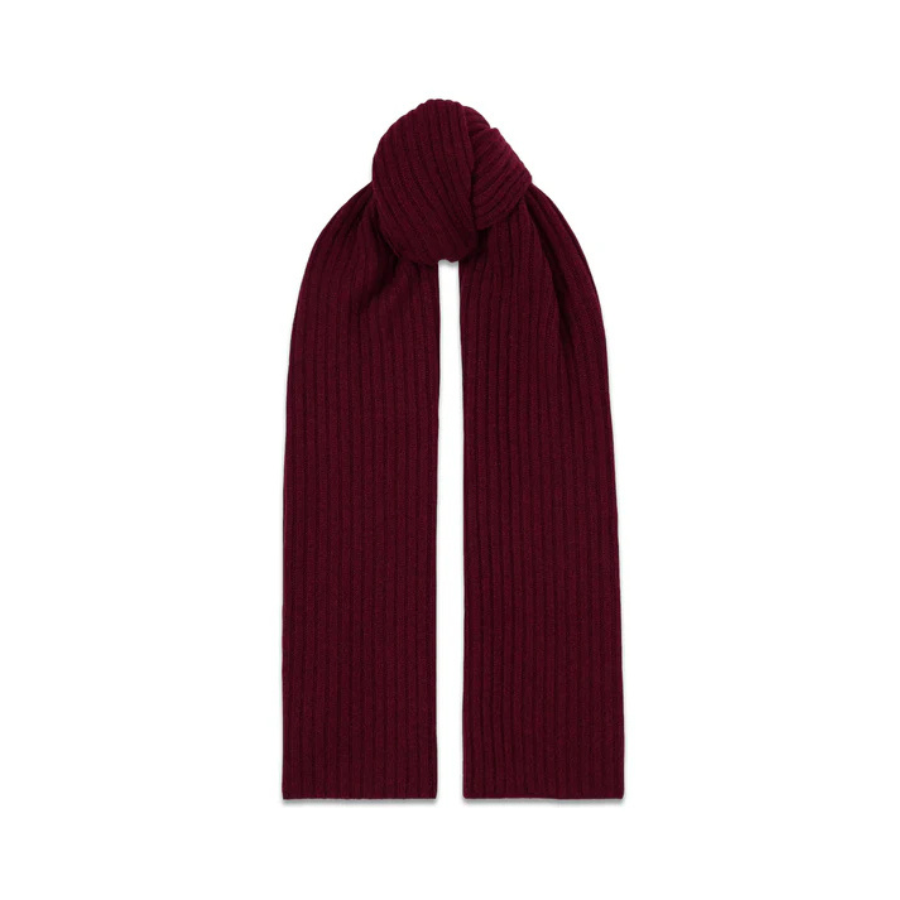 Nancy ribbed cashmere scarf