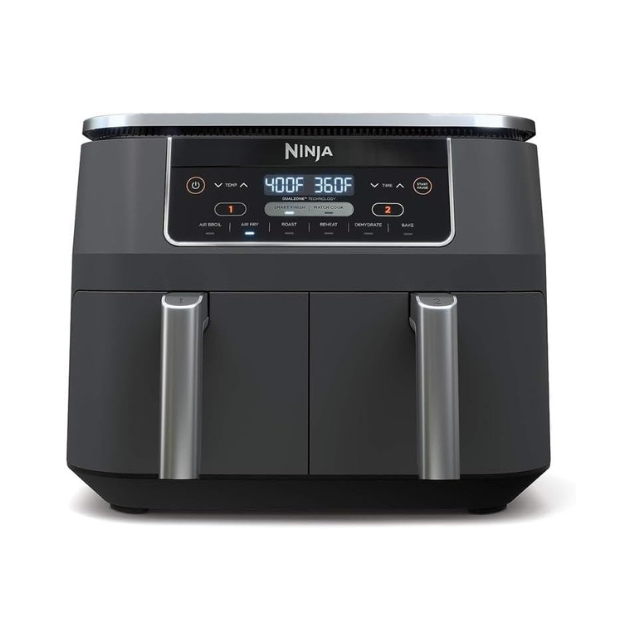 Ninja DZ201 Foodi 8 Quart 6-in-1 DualZone 2-Basket Air Fryer