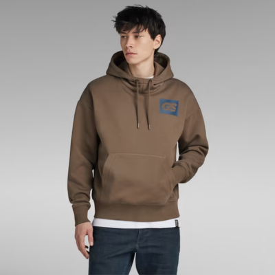 Raw Back Graphic Hoodie