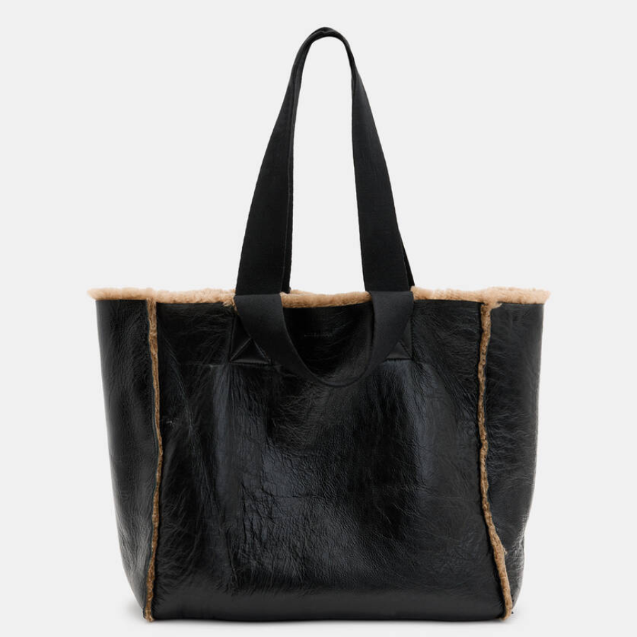 Izzy Reversible Shearling Tote Bag