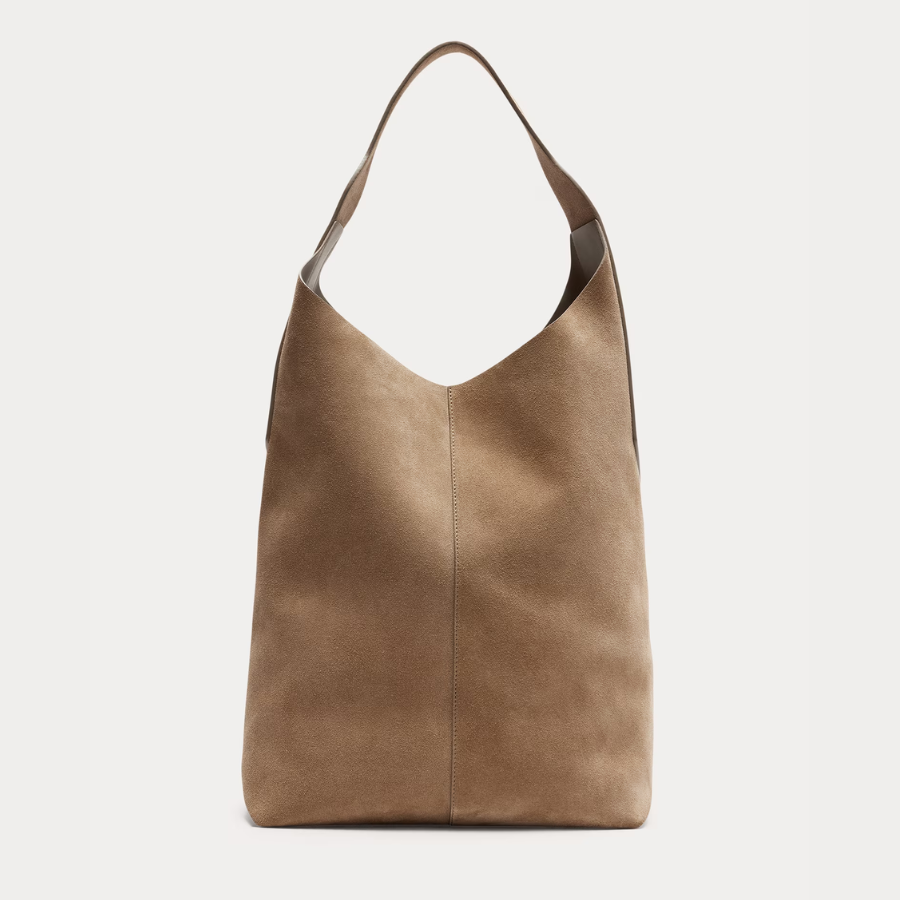 Slouchy Vida Suede Bag