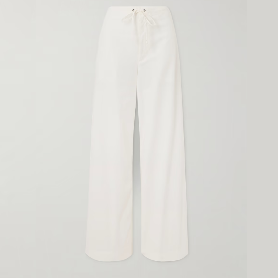 Kai cotton wide-leg pants