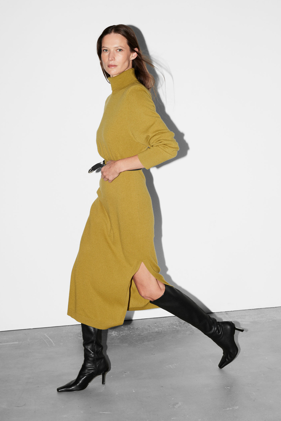 Turtleneck Merino Wool Dress