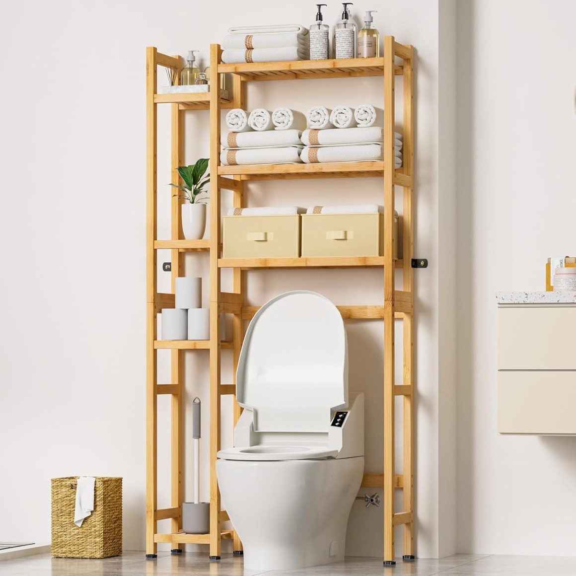 Bathroom organizers and storage