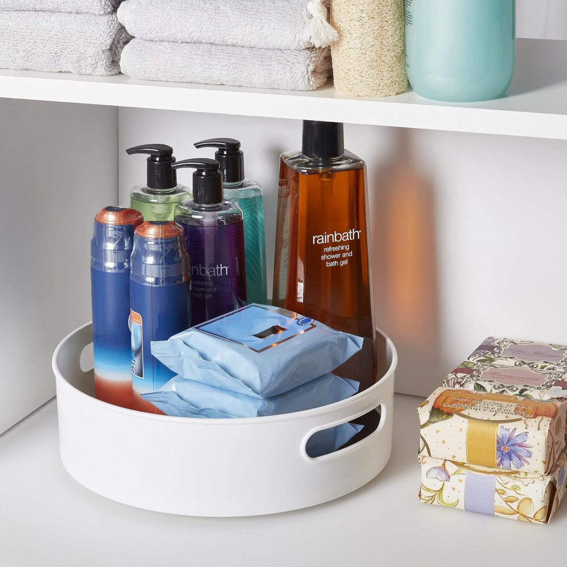 Bathroom organizers and storage