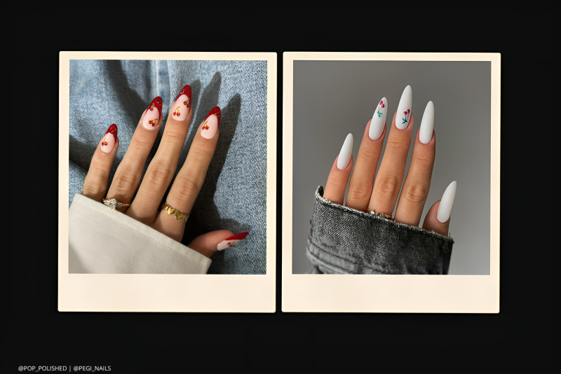 Cherry Nails Inspo