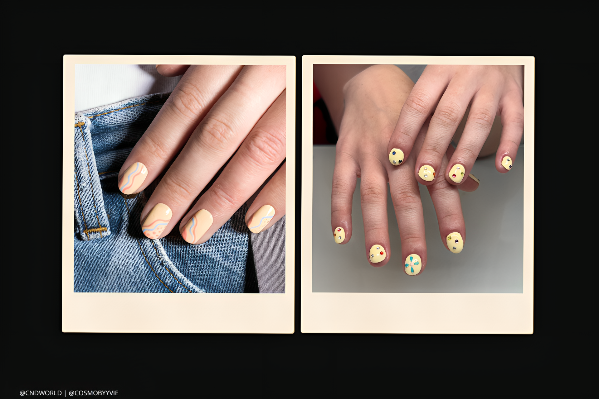 Butter yellow nails