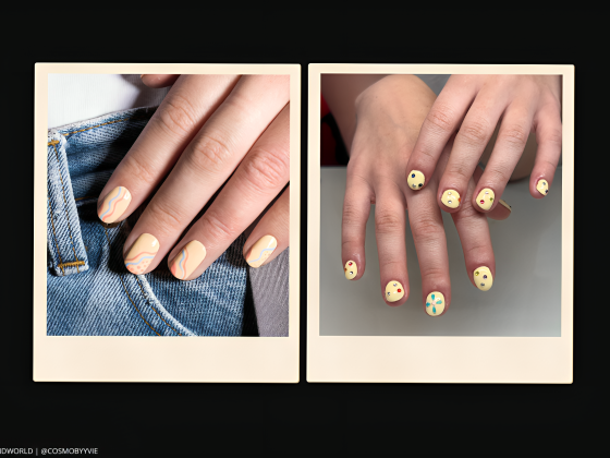 Butter yellow nails