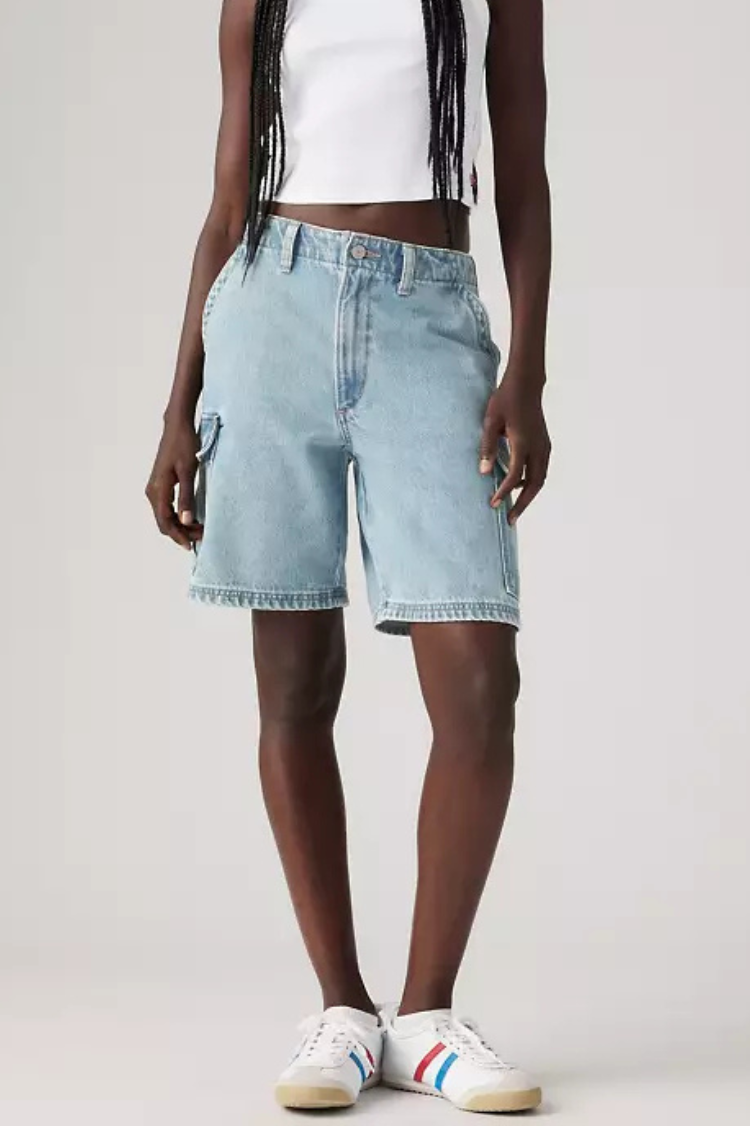 Denim shorts trends 2025