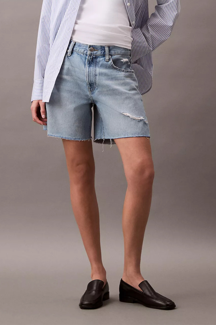 Denim shorts trends 2025 