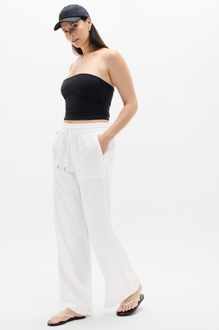 The Best White Wide Leg Trouser
