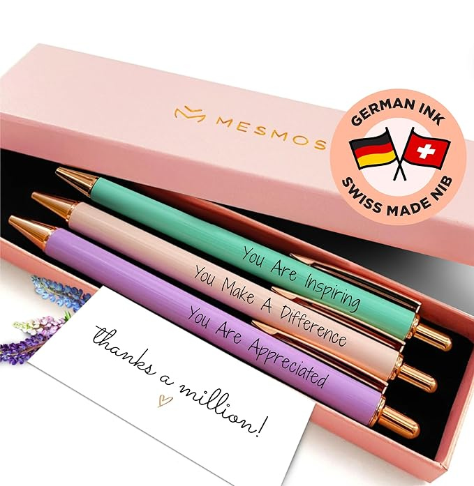 Polished pen trio