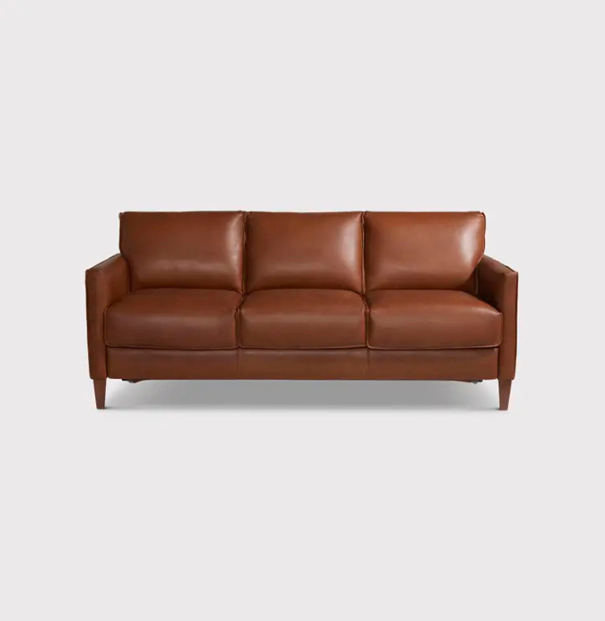 Brown Leather Sofa Bed