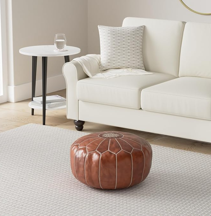 Handmade Moroccan Ottoman Footstool