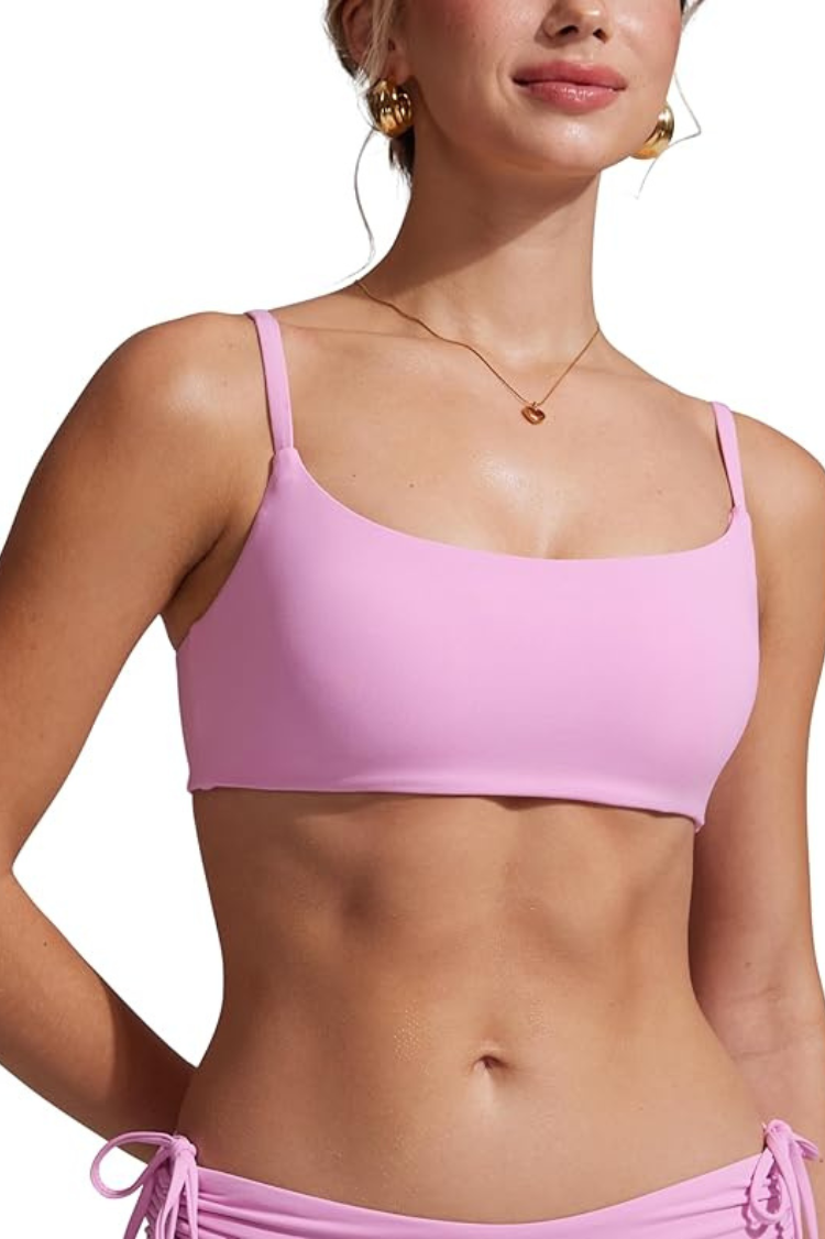 Adjustable Spaghetti Straps Swimsuit Bra