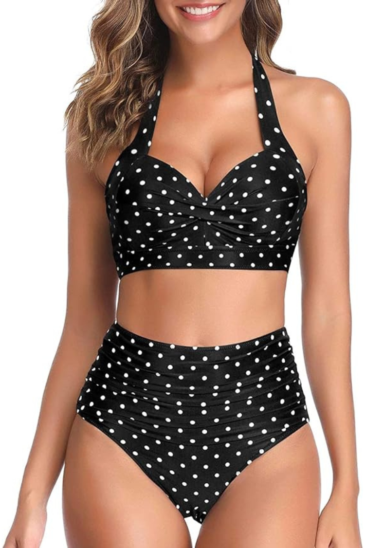 Two Piece Vintage Swimsuit