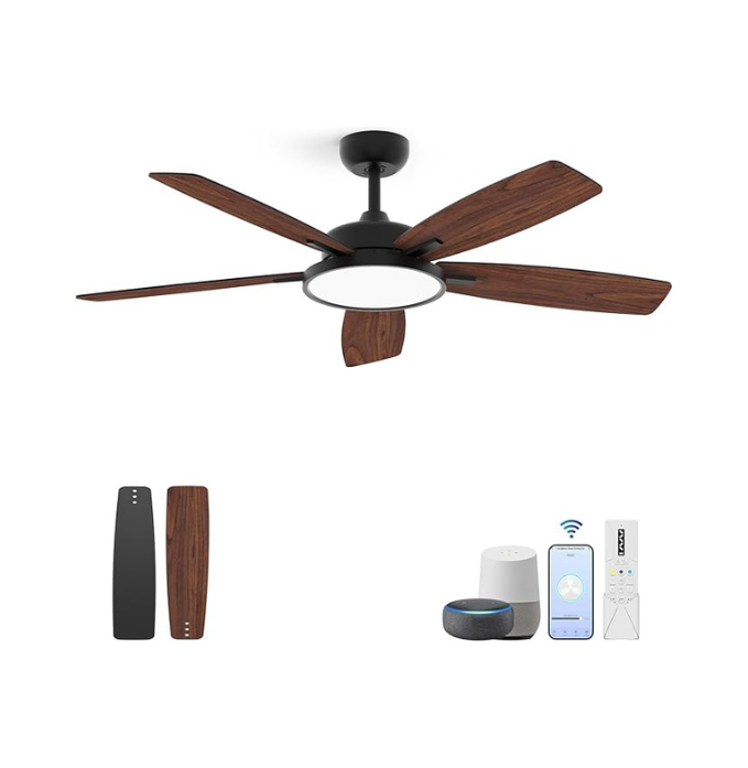 RoomRatv 52 Inch Smart Ceiling Fan