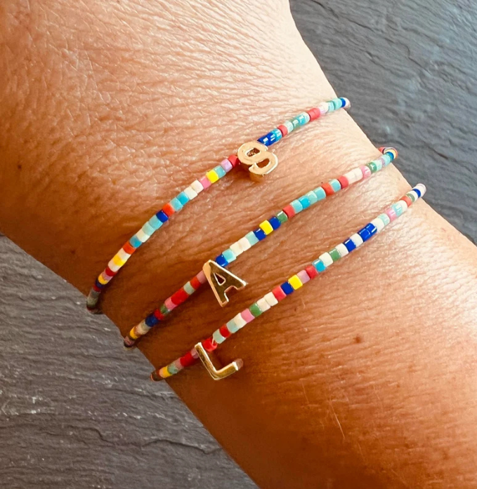 Initial Letter String Bracelet
