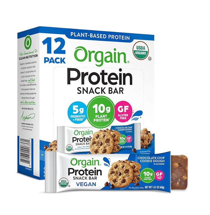 Orgain Organic Vegan Protein Bars