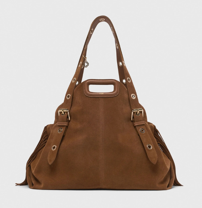 Maje Suede Miss M XL bag