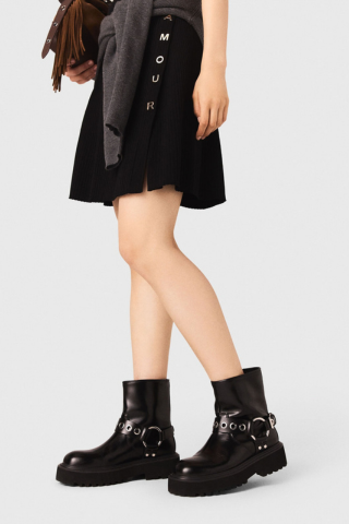 Women’s Black Moto Boots