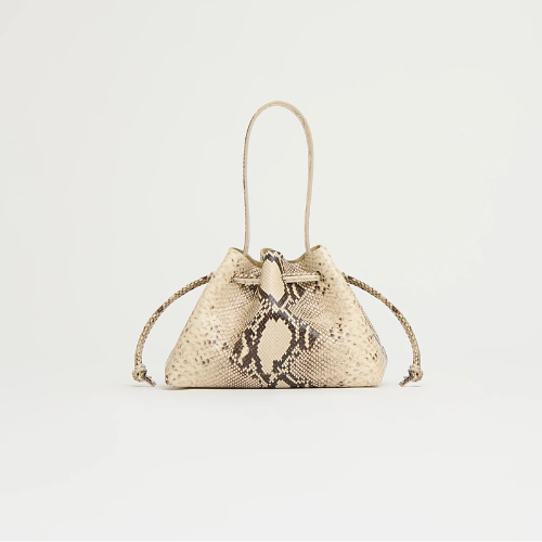 Drawstring Pouchette Bag