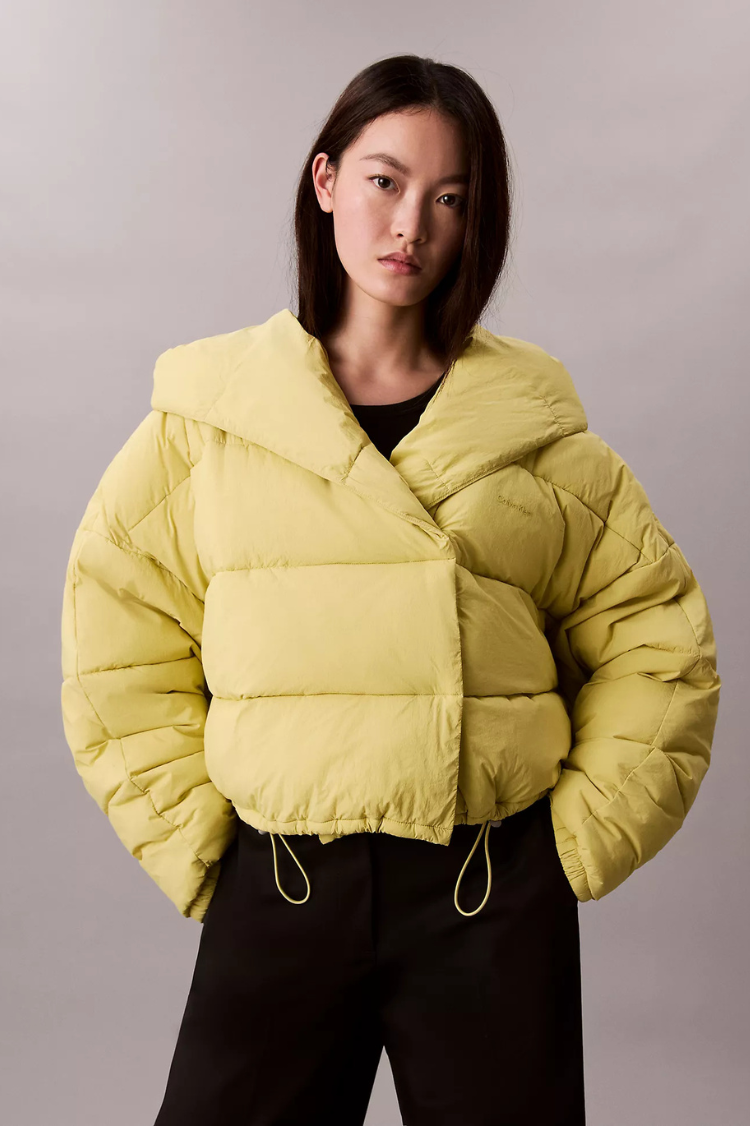 Wrap-Style Puffer Jackets