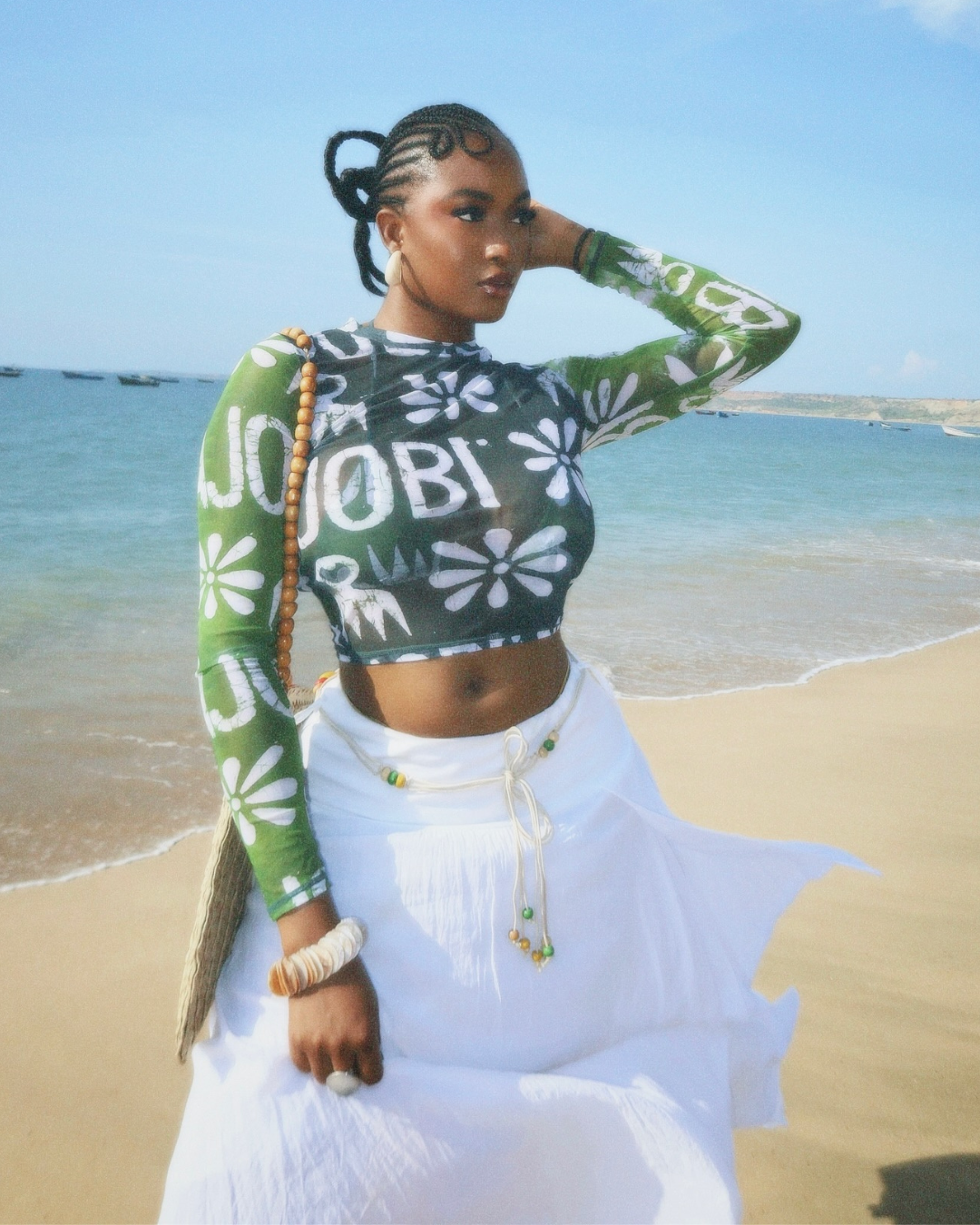 Mini Cornrow Top Knots