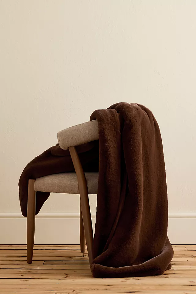 The Sophie Faux Fur Throw Blanket
