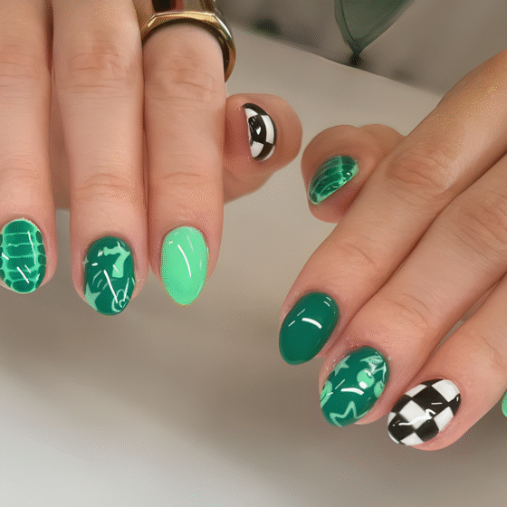 St Patrick’s Day Nail Designs