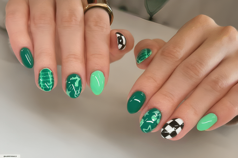 St Patrick’s Day Nail Designs