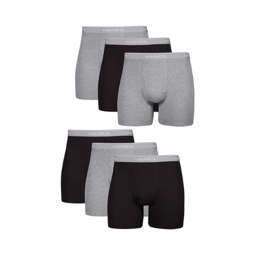 Hanes Men's Underwear Boxer Briefs Pack