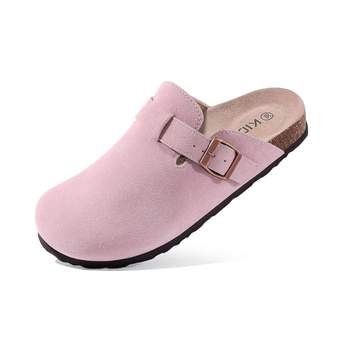 KIDMI Genuine Suede Clogs