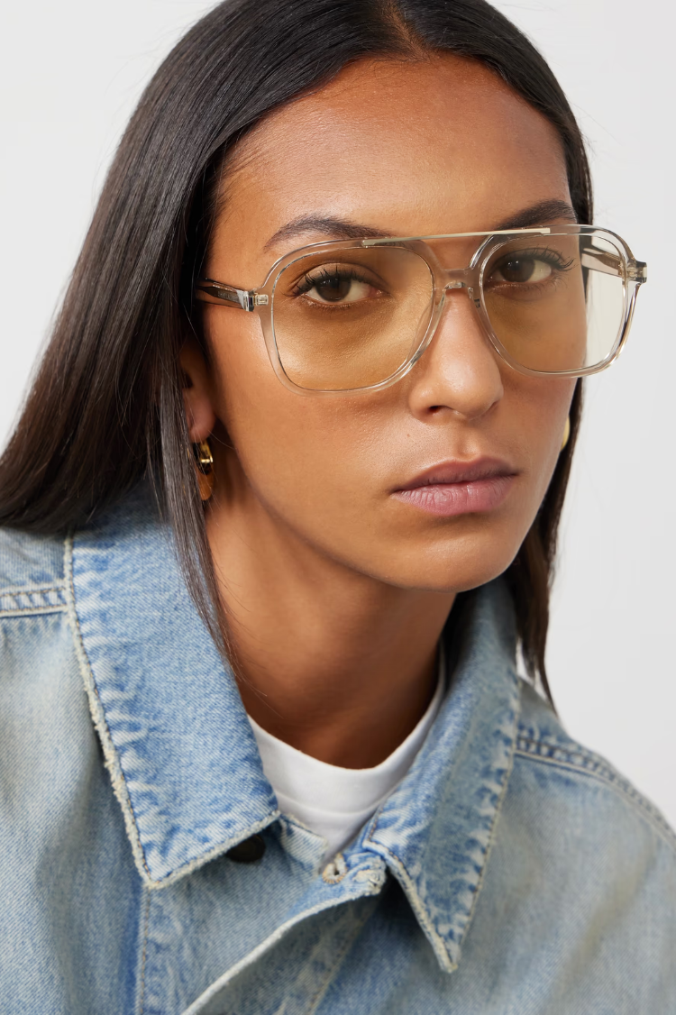 Saint Laurent Aviator-style Acetate Sunglasses