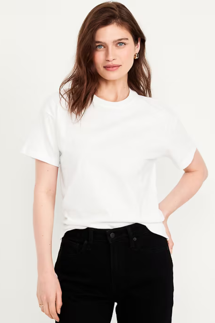 Sanctuary White Vintage Crew-Neck T-Shirt