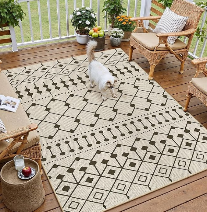 HUGEAR 3x5 Outdoor Rug