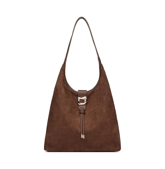 Myhozee Suede Hobo Bag